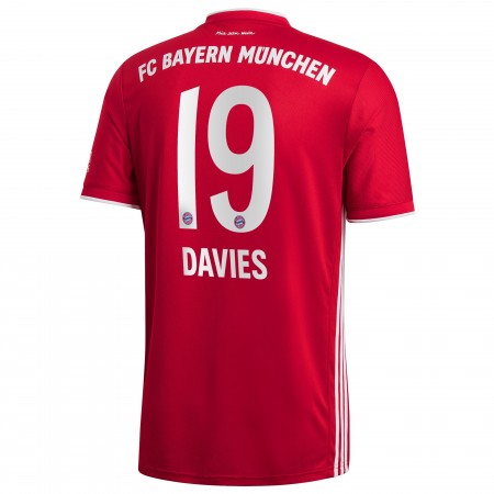 Billiga Fotbollströjor FC Bayern München Alphonso Davies 19 Hemma tröja 2020/21 Kortärmad